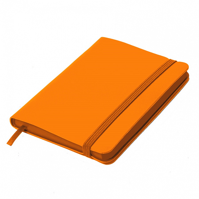 Блокнот SHADY JUNIOR с элементами планирования,  А6, оранжевый, кремовый блок, оранжевый  обрез с логотипом в Москве заказать по выгодной цене в кибермаркете AvroraStore