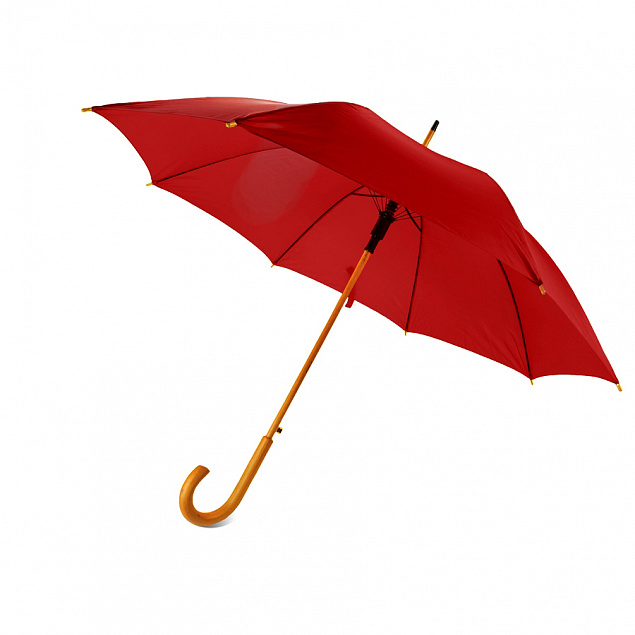 Зонт-трость Arwood - Красный PP с логотипом в Москве заказать по выгодной цене в кибермаркете AvroraStore
