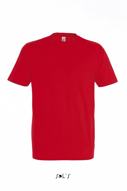 Фуфайка (футболка) IMPERIAL мужская,Красный 3XL с логотипом в Москве заказать по выгодной цене в кибермаркете AvroraStore