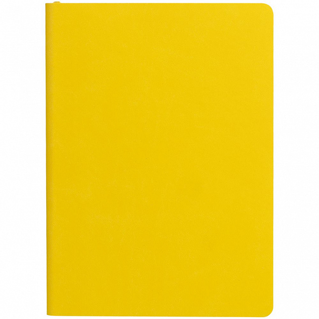 Блокнот Verso в клетку, желтый с логотипом в Москве заказать по выгодной цене в кибермаркете AvroraStore