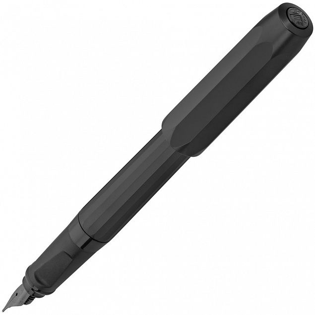 Ручка перьевая Perkeo, черная с логотипом в Москве заказать по выгодной цене в кибермаркете AvroraStore