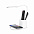 Настольная лампа Tenza с беспроводной зарядкой и держателем для ручек - Белый BB с логотипом в Москве заказать по выгодной цене в кибермаркете AvroraStore