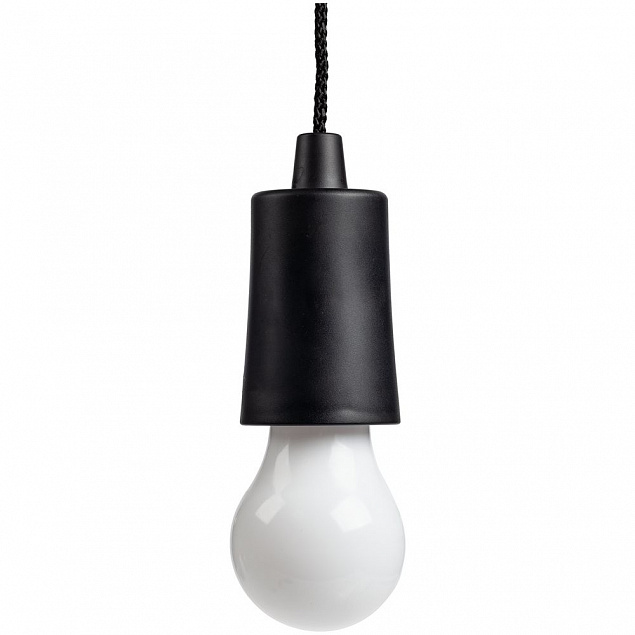 Лампа портативная Lumin, черная с логотипом в Москве заказать по выгодной цене в кибермаркете AvroraStore
