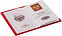 Обложка для паспорта Twill, красная с логотипом в Москве заказать по выгодной цене в кибермаркете AvroraStore