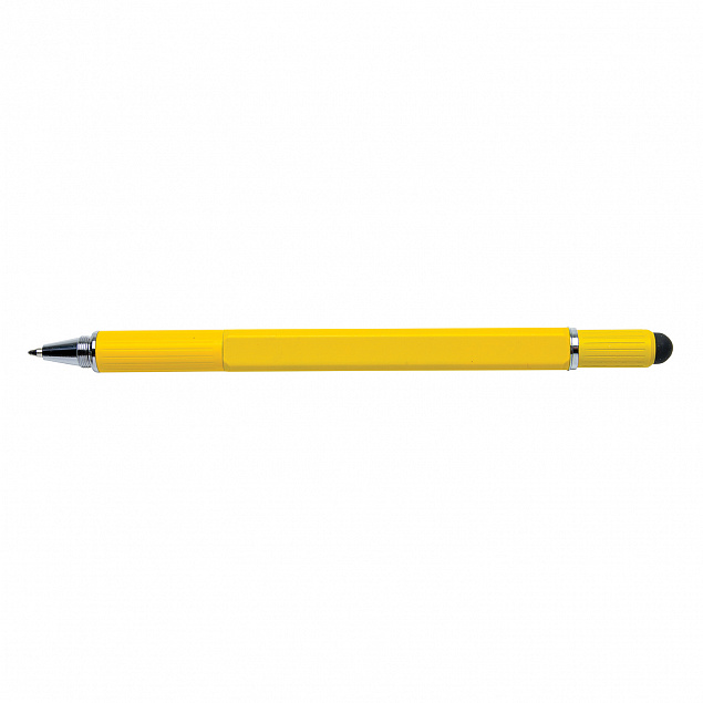 Многофункциональная ручка 5 в 1, желтый с логотипом в Москве заказать по выгодной цене в кибермаркете AvroraStore