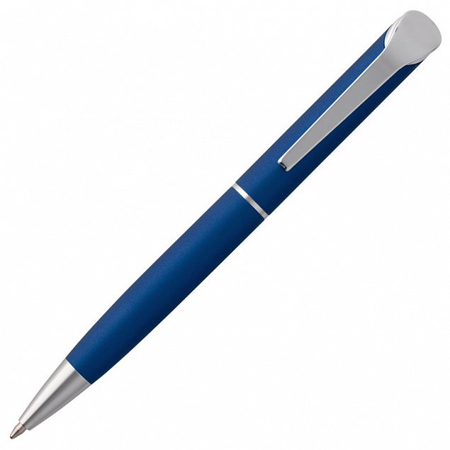 Ручка шариковая Glide, синяя с логотипом в Москве заказать по выгодной цене в кибермаркете AvroraStore