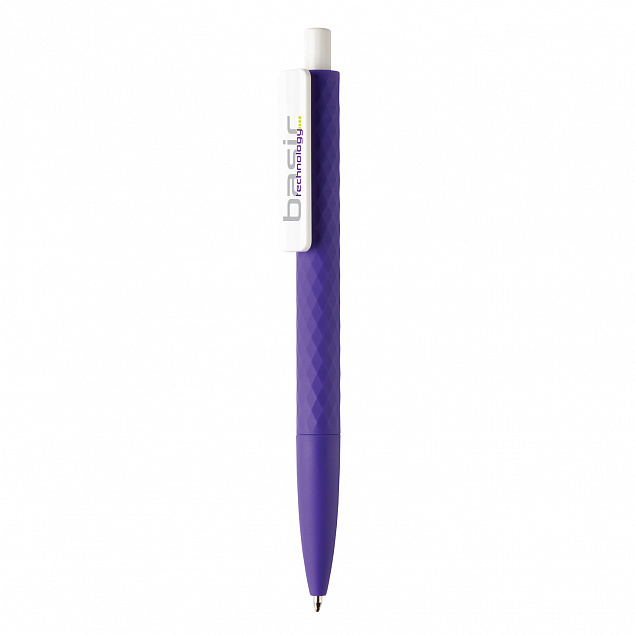 Ручка X3 Smooth Touch, фиолетовый с логотипом в Москве заказать по выгодной цене в кибермаркете AvroraStore