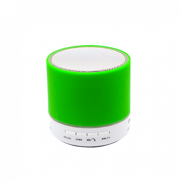 Беспроводная Bluetooth колонка Attilan - Зеленый FF с логотипом в Москве заказать по выгодной цене в кибермаркете AvroraStore