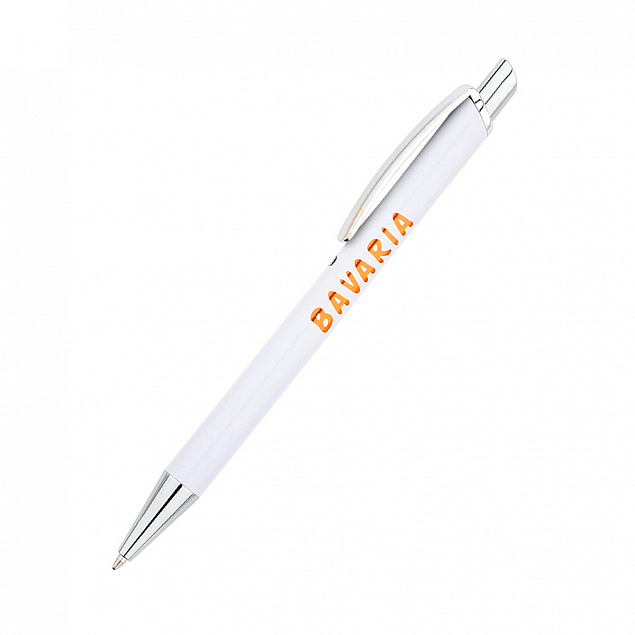 Ручка металлическая Bright - Оранжевый OO с логотипом в Москве заказать по выгодной цене в кибермаркете AvroraStore