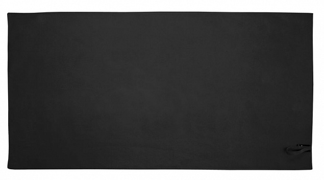 Полотенце Atoll Medium, черное с логотипом в Москве заказать по выгодной цене в кибермаркете AvroraStore