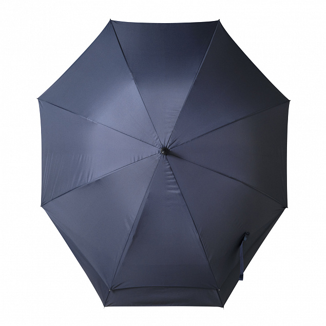 Зонт-трость Dune, синий с логотипом в Москве заказать по выгодной цене в кибермаркете AvroraStore