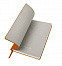 Бизнес-блокнот "Biggy", B5 формат, оранжевый, серый форзац, мягкая обложка, в клетку с логотипом в Москве заказать по выгодной цене в кибермаркете AvroraStore