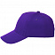 Бейсболка Convention, фиолетовая с логотипом в Москве заказать по выгодной цене в кибермаркете AvroraStore