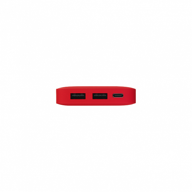 Внешний аккумулятор с подсветкой Ancor Plus 10000 mAh, красный с логотипом в Москве заказать по выгодной цене в кибермаркете AvroraStore