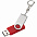 Флешка Twist, красная, 8 Гб с логотипом в Москве заказать по выгодной цене в кибермаркете AvroraStore