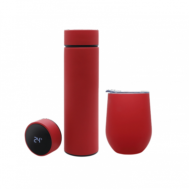 Набор Hot Box CS grey (красный) с логотипом в Москве заказать по выгодной цене в кибермаркете AvroraStore