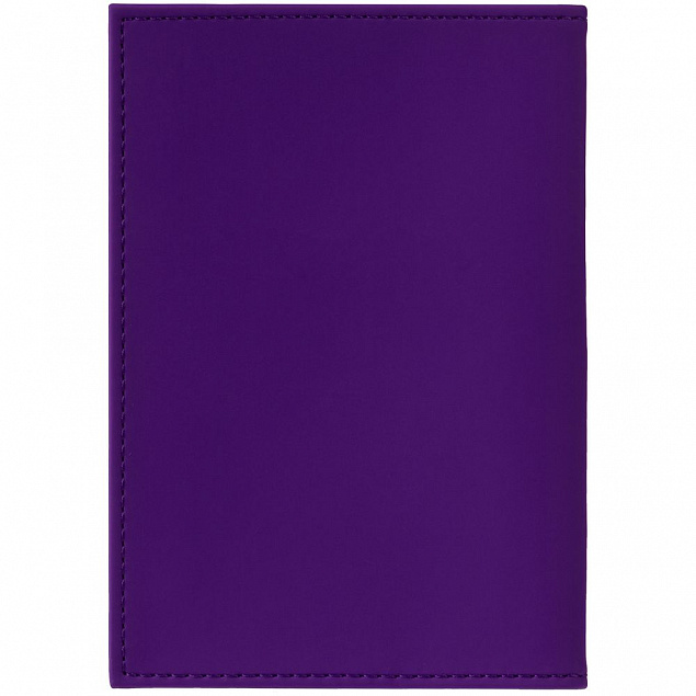 Обложка для паспорта Shall, фиолетовая с логотипом в Москве заказать по выгодной цене в кибермаркете AvroraStore