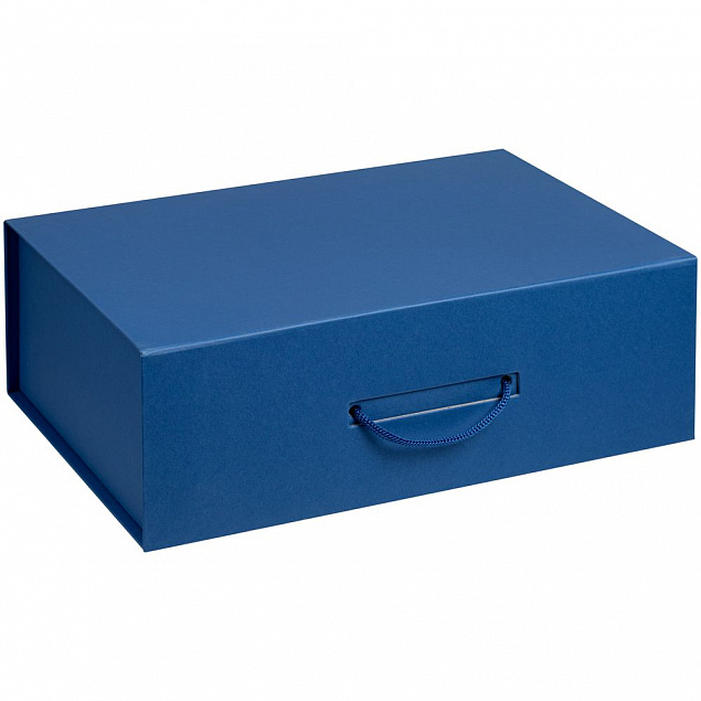 Коробка Big Case, синяя с логотипом в Москве заказать по выгодной цене в кибермаркете AvroraStore