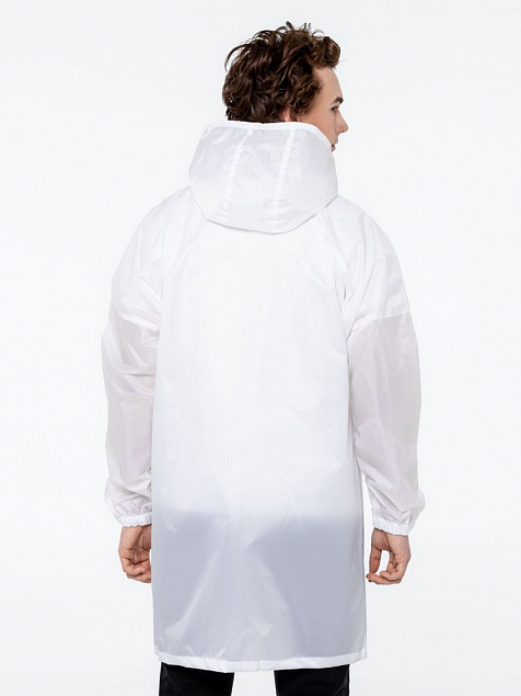 Дождевик Rainman Zip, белый с логотипом в Москве заказать по выгодной цене в кибермаркете AvroraStore