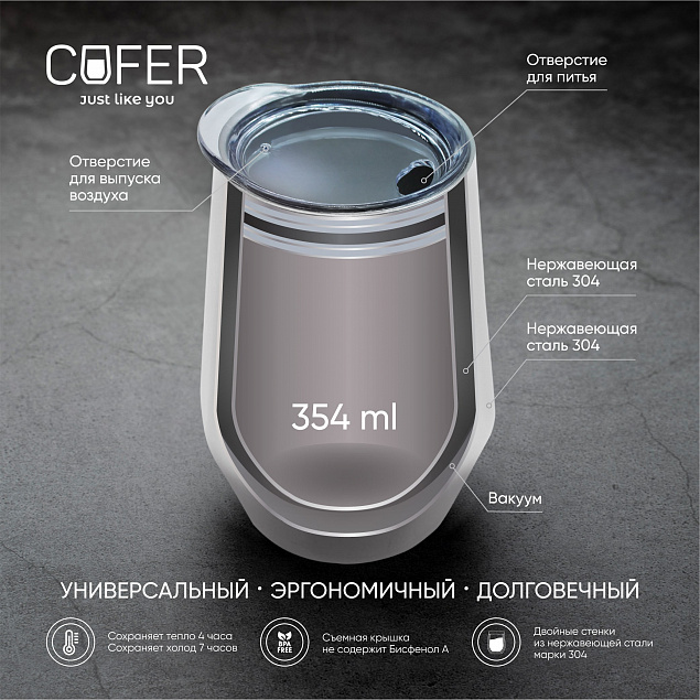 Кофер софт-тач EDGE CO12s (синий) с логотипом в Москве заказать по выгодной цене в кибермаркете AvroraStore
