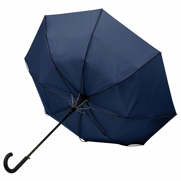 Зонт-трость Torino, синий с логотипом в Москве заказать по выгодной цене в кибермаркете AvroraStore