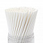 Белая бумажная трубочка , размер 197*6 мм, белая (100 шт в бумажной упаковке) с логотипом в Москве заказать по выгодной цене в кибермаркете AvroraStore