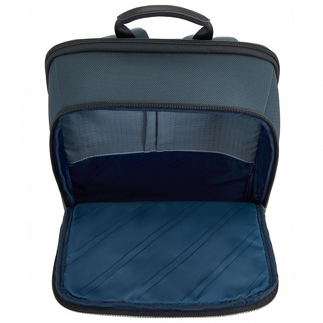Рюкзак для ноутбука Santiago Nylon, синий с логотипом в Москве заказать по выгодной цене в кибермаркете AvroraStore