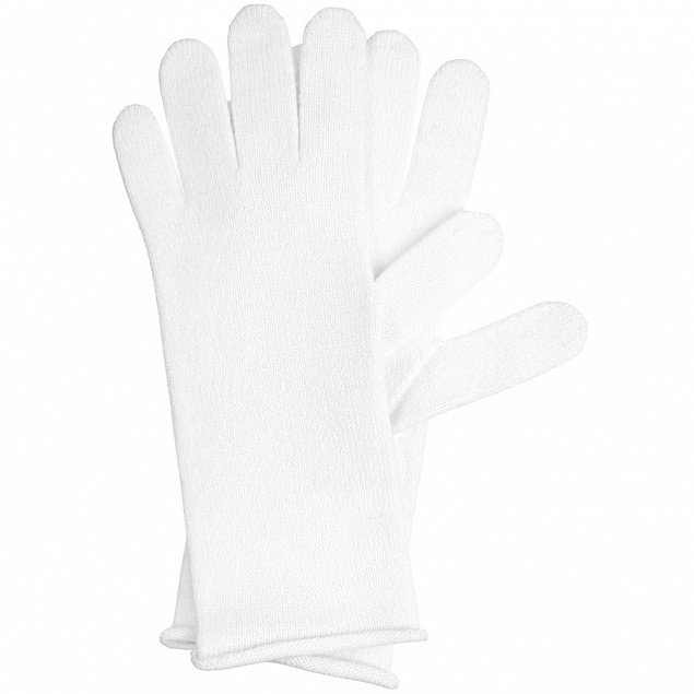 Перчатки Alpine, удлиненные, белые с логотипом в Москве заказать по выгодной цене в кибермаркете AvroraStore