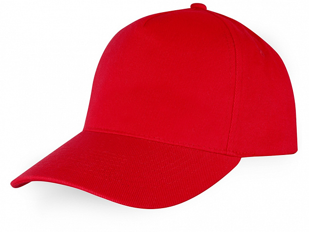 Бейсболка Florida 5-ти панельная, красный с логотипом в Москве заказать по выгодной цене в кибермаркете AvroraStore
