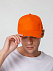 Бейсболка Standard, оранжевая с логотипом в Москве заказать по выгодной цене в кибермаркете AvroraStore