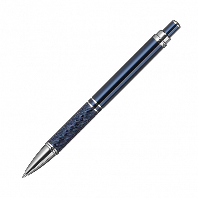 Шариковая ручка Crocus, синяя с логотипом в Москве заказать по выгодной цене в кибермаркете AvroraStore