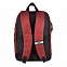 Рюкзак Boom, красный/чёрный, 43 x 30 x 13 см, 100% полиэстер  с логотипом в Москве заказать по выгодной цене в кибермаркете AvroraStore