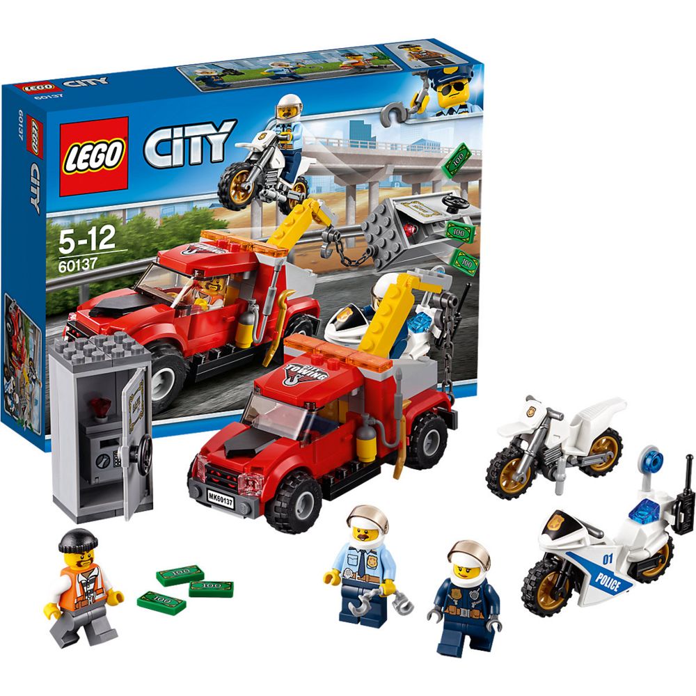 Конструктор «LEGO City. Побег на буксировщике» с логотипом купить в Москве  (G-16005)