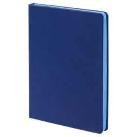Ежедневник Blues недатированный, синий с голубым с логотипом в Москве заказать по выгодной цене в кибермаркете AvroraStore