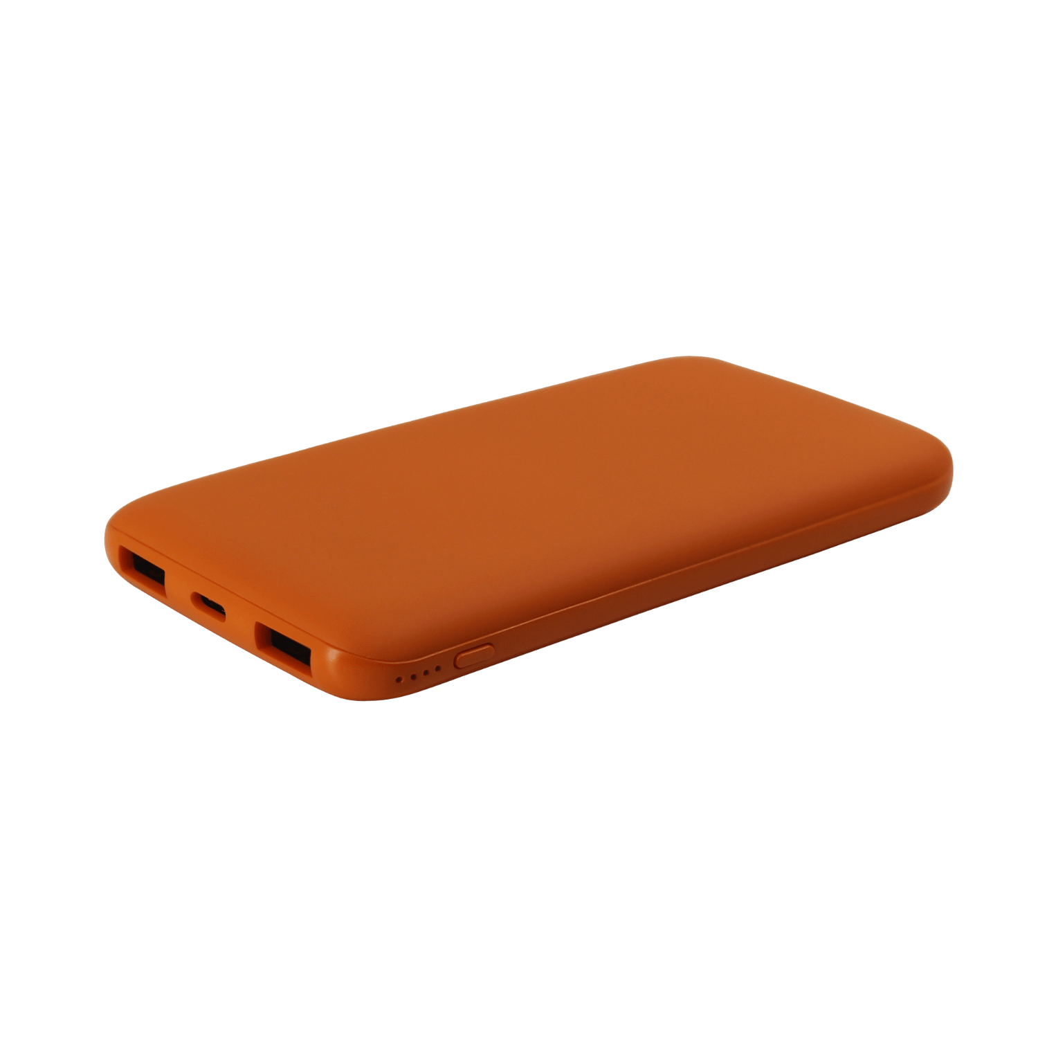 Внешний аккумулятор Bplanner Power 2 ST, софт-тач, 10000 mAh (Оранжевый) с  логотипом купить в Москве (Т-725)