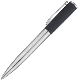 Ручка шариковая Banzai Soft Touch, черная с логотипом в Москве заказать по выгодной цене в кибермаркете AvroraStore