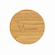 Стакан из переработанного полипропилена GRS с бамбуковой крышкой, 300 мл с логотипом в Москве заказать по выгодной цене в кибермаркете AvroraStore