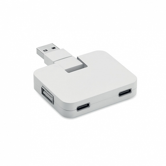 4-портовый USB-концентратор с к с логотипом в Москве заказать по выгодной цене в кибермаркете AvroraStore