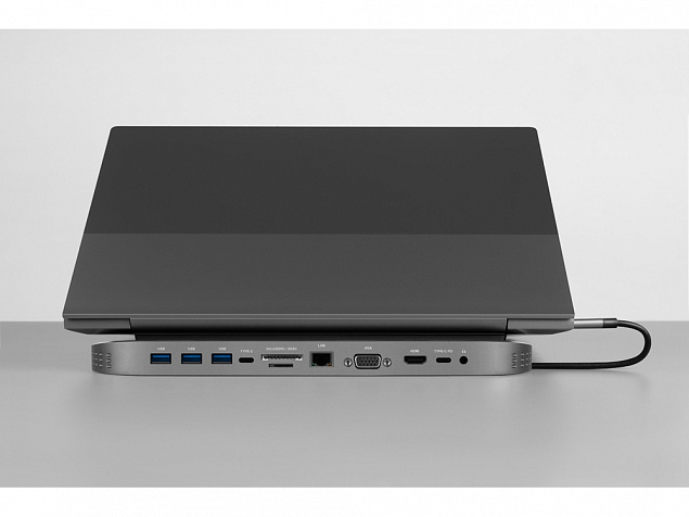 Хаб USB Type-C 3.0 для ноутбуков «Falcon» с логотипом в Москве заказать по выгодной цене в кибермаркете AvroraStore