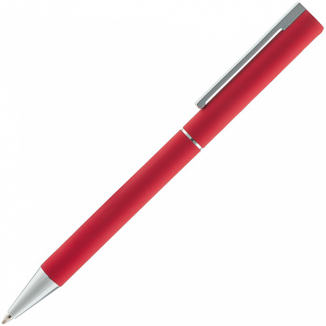 Ручка шариковая Blade Soft Touch, красная с логотипом в Москве заказать по выгодной цене в кибермаркете AvroraStore