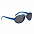 Очки солнцезащитные Singapore, синие с логотипом в Москве заказать по выгодной цене в кибермаркете AvroraStore