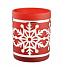 Подсвечник Flocon, красный с логотипом в Москве заказать по выгодной цене в кибермаркете AvroraStore