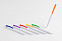 Ручка шариковая Pin, белая с фиолетовым с логотипом в Москве заказать по выгодной цене в кибермаркете AvroraStore