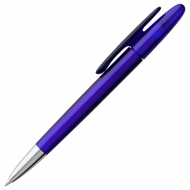 Ручка шариковая Prodir DS5 TTC, синяя с логотипом в Москве заказать по выгодной цене в кибермаркете AvroraStore