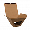 Коробка для чайных пар 27600, 27800, размер 17,2х10,94х8,2 см,  микрогофрокартон, коричневый с логотипом в Москве заказать по выгодной цене в кибермаркете AvroraStore