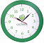 Часы настенные Vivid large, зеленые с логотипом в Москве заказать по выгодной цене в кибермаркете AvroraStore