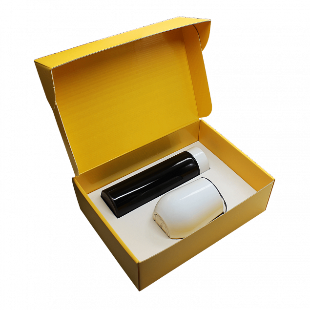 Набор Hot Box Duo C W, черный с белым с логотипом в Москве заказать по выгодной цене в кибермаркете AvroraStore