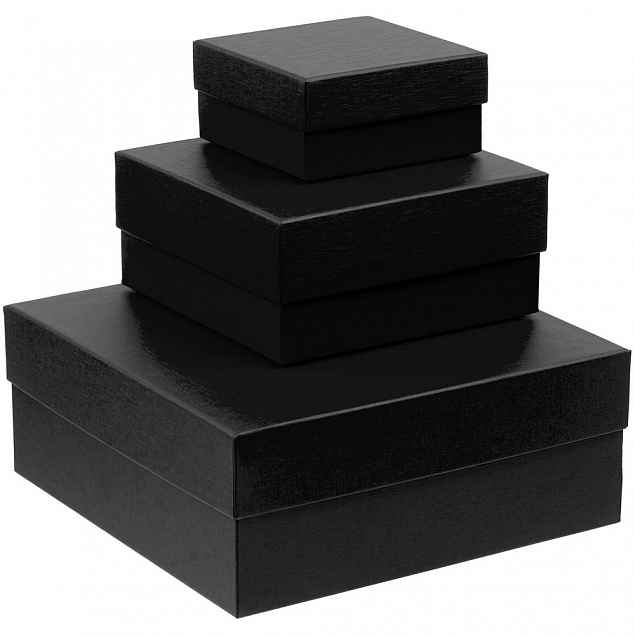 Коробка Emmet, средняя, черная с логотипом в Москве заказать по выгодной цене в кибермаркете AvroraStore
