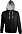 Толстовка мужская Soul Men 290 с контрастным капюшоном, черная с логотипом в Москве заказать по выгодной цене в кибермаркете AvroraStore