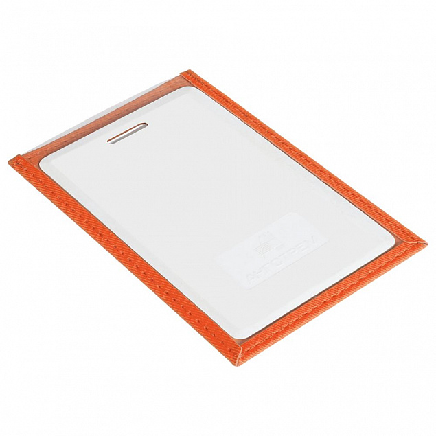 Чехол для пропуска Twill, оранжевый с логотипом в Москве заказать по выгодной цене в кибермаркете AvroraStore